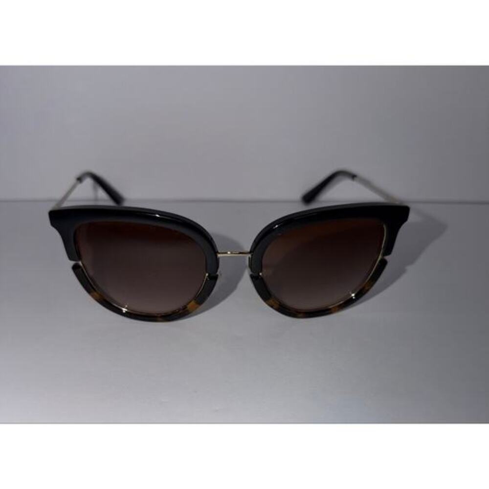 Tory Burch TY6073 178413 Cat Eye Sunglasses Black Tortoise Brown Gradient Lens